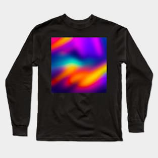 Beautiful Abstract Color Art Long Sleeve T-Shirt